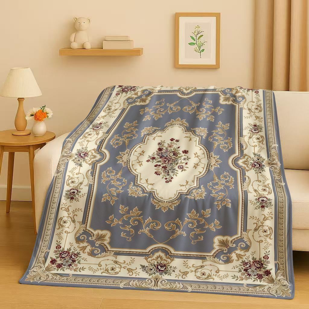 3D 高級ペルシャトルコ風ボヘミアンフランネルブランケット、 - Luxury Home Textiles Usa のレビューと価格
