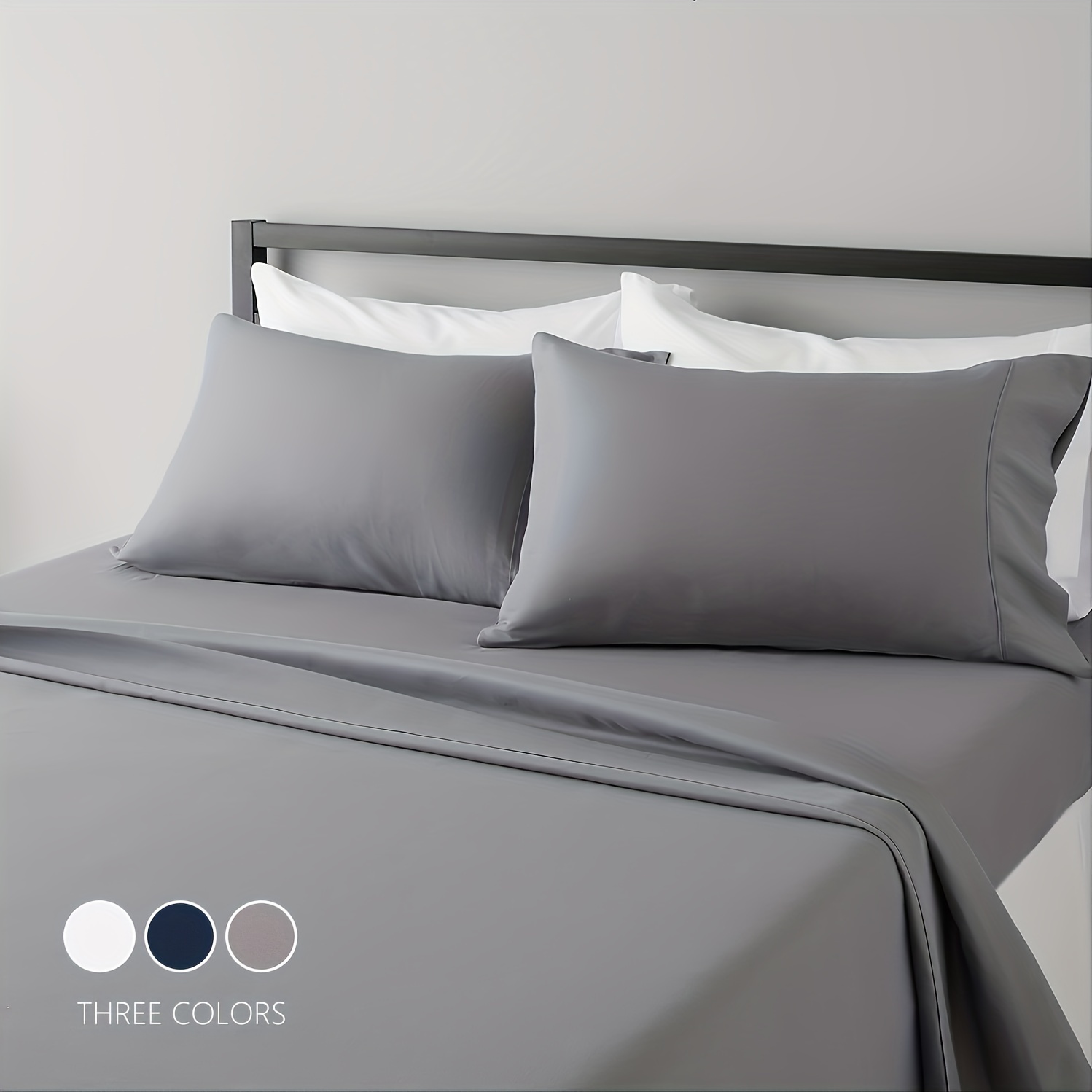 デラックスホテルベッドシーツセット,通気性と冷却性,非常に柔 - Bed Sheet Microfiber のレビューと価格