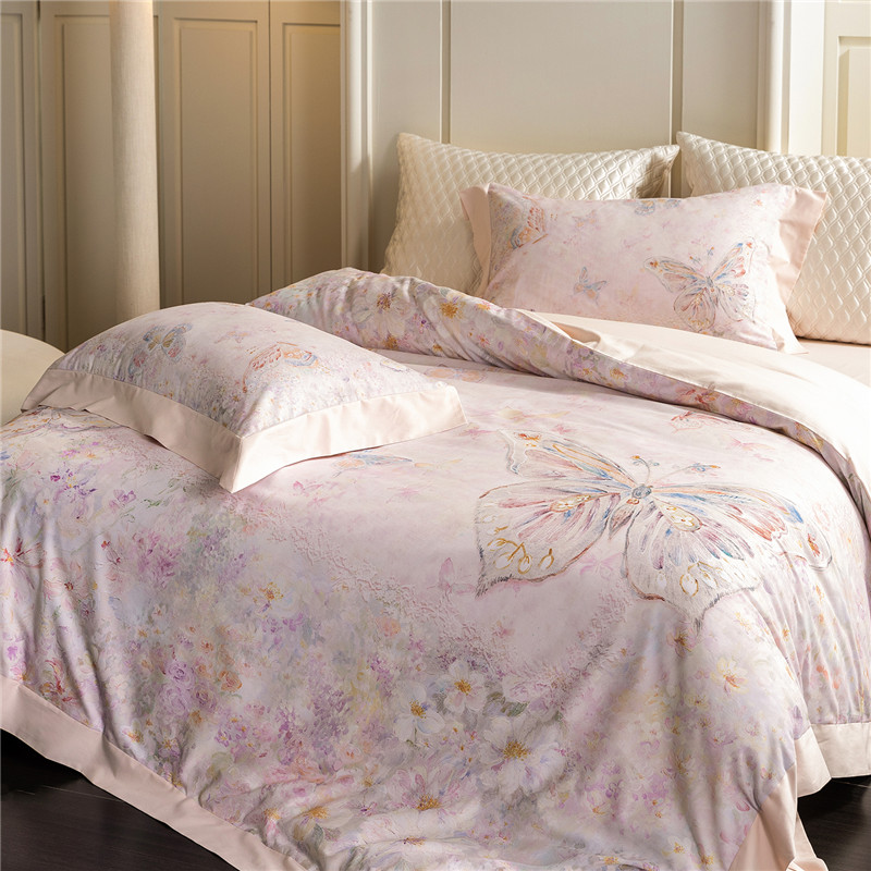 デジタルプリントプレミアム1000TCエジプト綿高級寝具セッ - Home Textiles Premium のレビューと価格