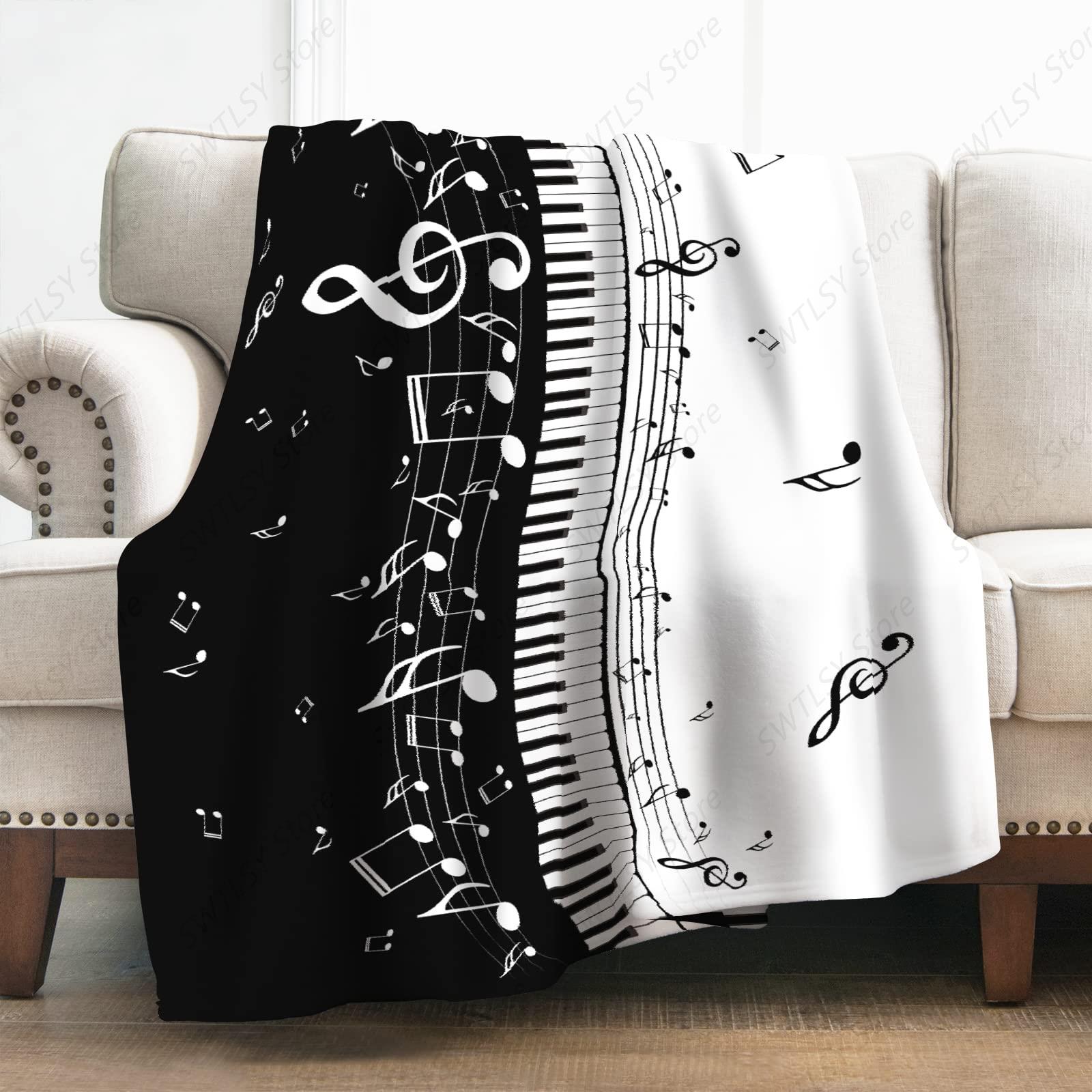 音楽ブランケット 女性、女の子、男性へのギフト 60インチx - Home Textiles Notes のレビューと価格