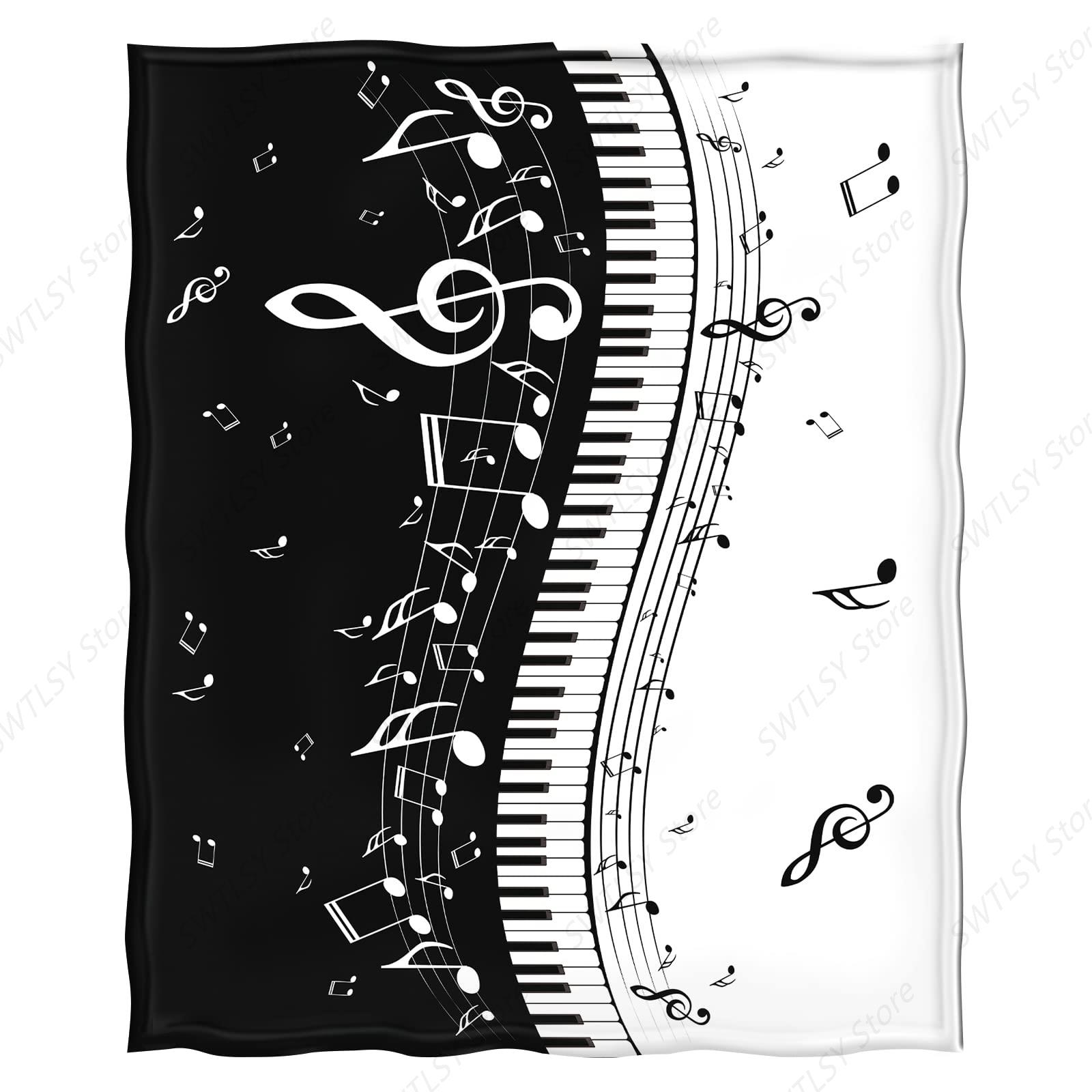 音楽ブランケット 女性、女の子、男性へのギフト 60インチx - Home Textiles Notes のレビューと価格