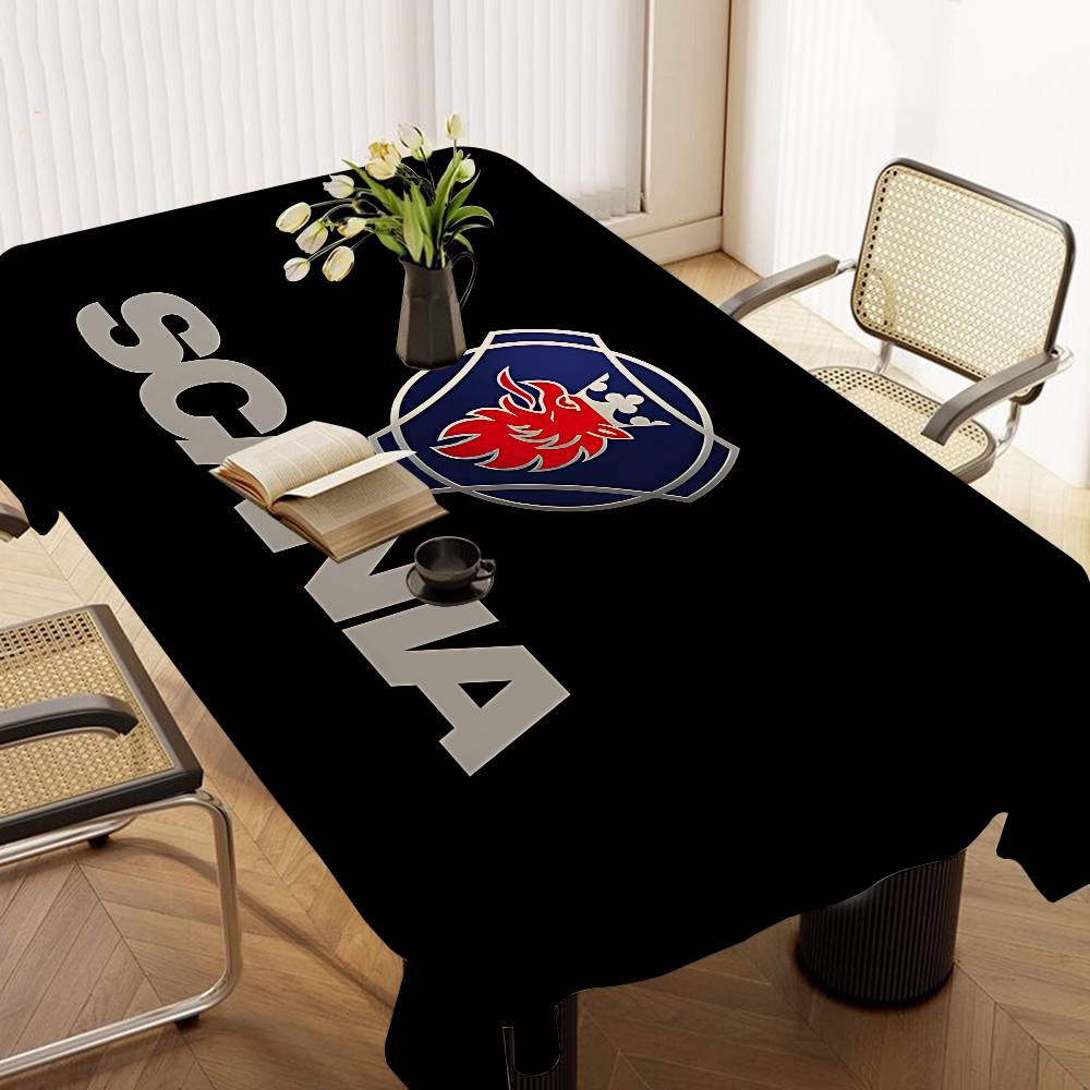 S-Scanias ロゴ付き洗えるテーブルクロス 結婚式 パ - Home Textiles Today Logo のレビューと価格