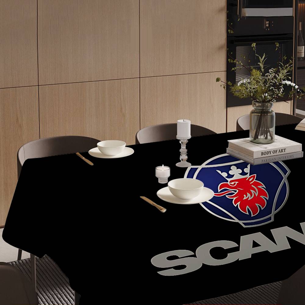 S-Scanias ロゴ付き洗えるテーブルクロス 結婚式 パ - Home Textiles Today Logo のレビューと価格