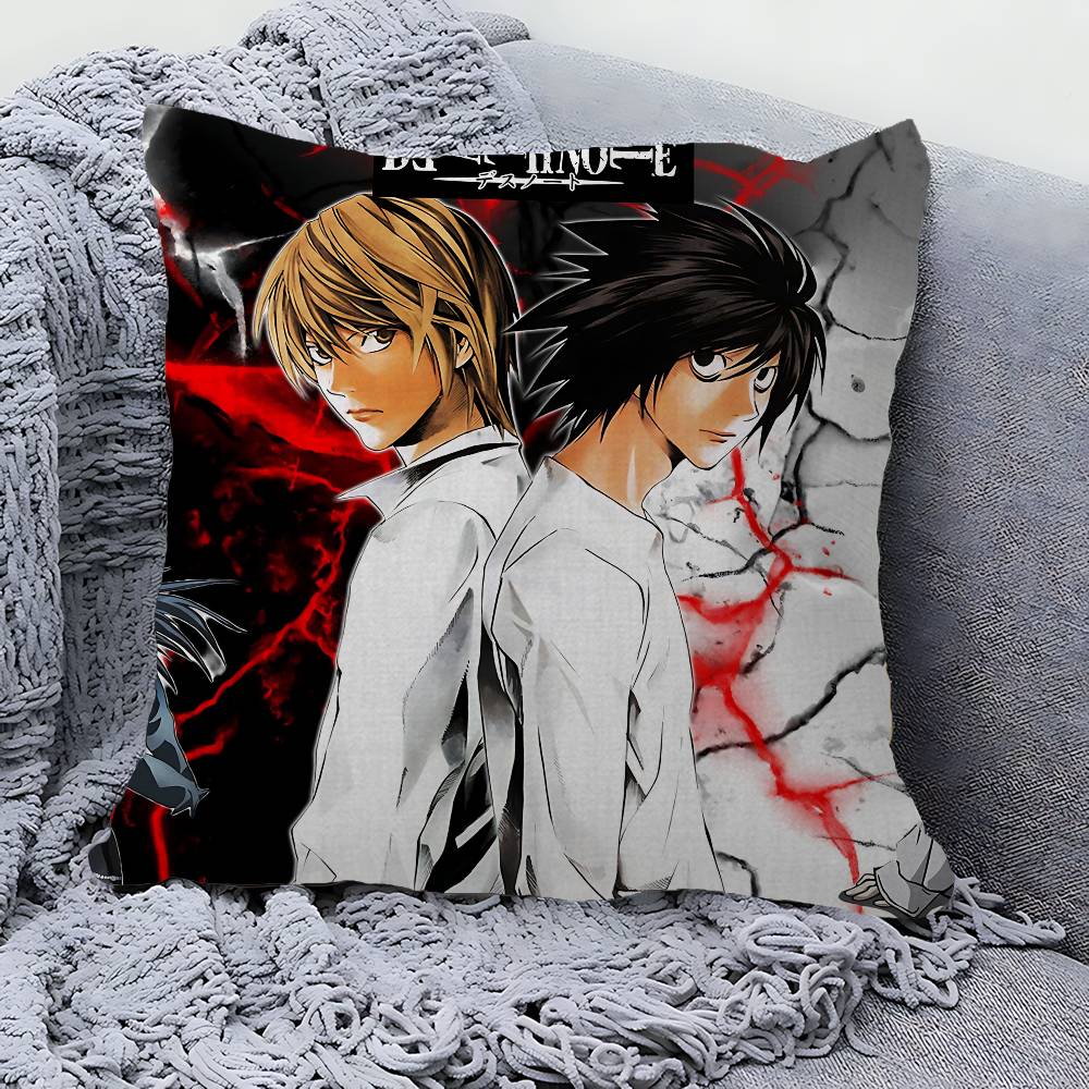 ホットアニメデスノート枕カバー寝室やリビングルームのソファ装 - Home Textiles Notes のレビューと価格