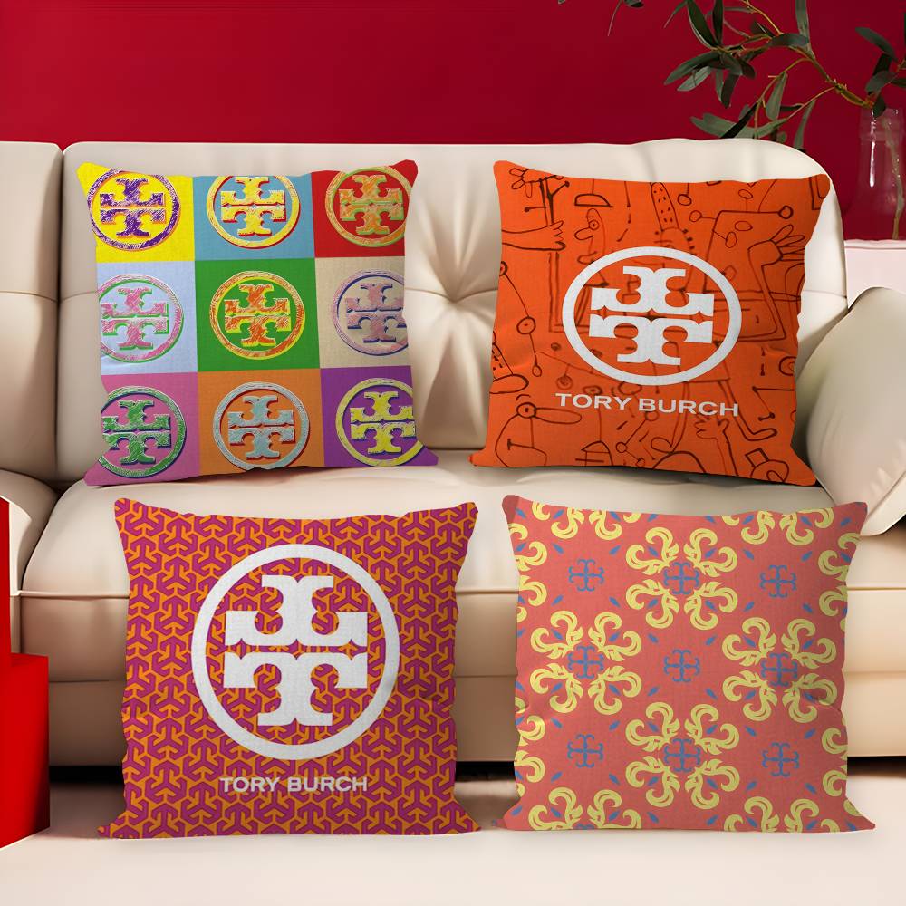 ラグジュアリーブランドT-Tory B-Burchロゴ入りク - Luxury Home Textiles Usa のレビューと価格