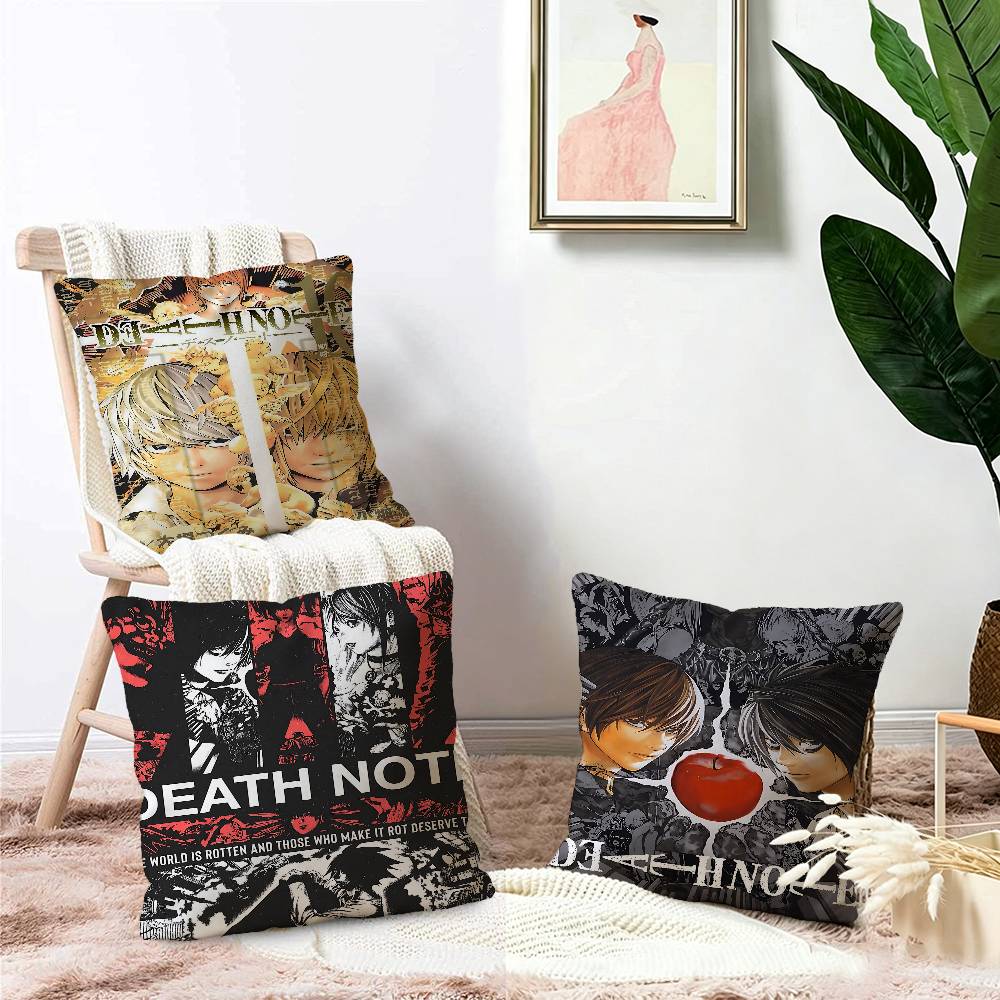 アニメ D-デスノート クッションカバー インチサイズ ファ - Home Textiles Notes のレビューと価格