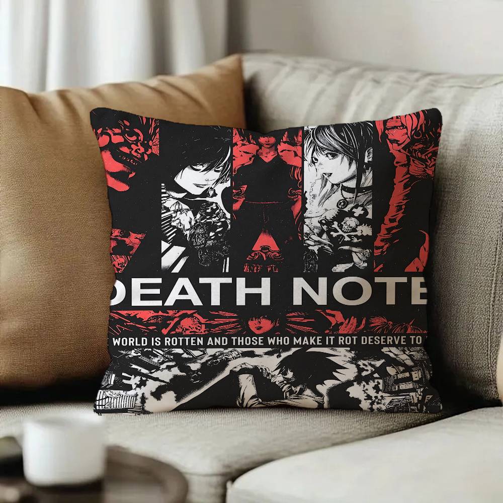 アニメ D-デスノート クッションカバー インチサイズ ファ - Home Textiles Notes のレビューと価格