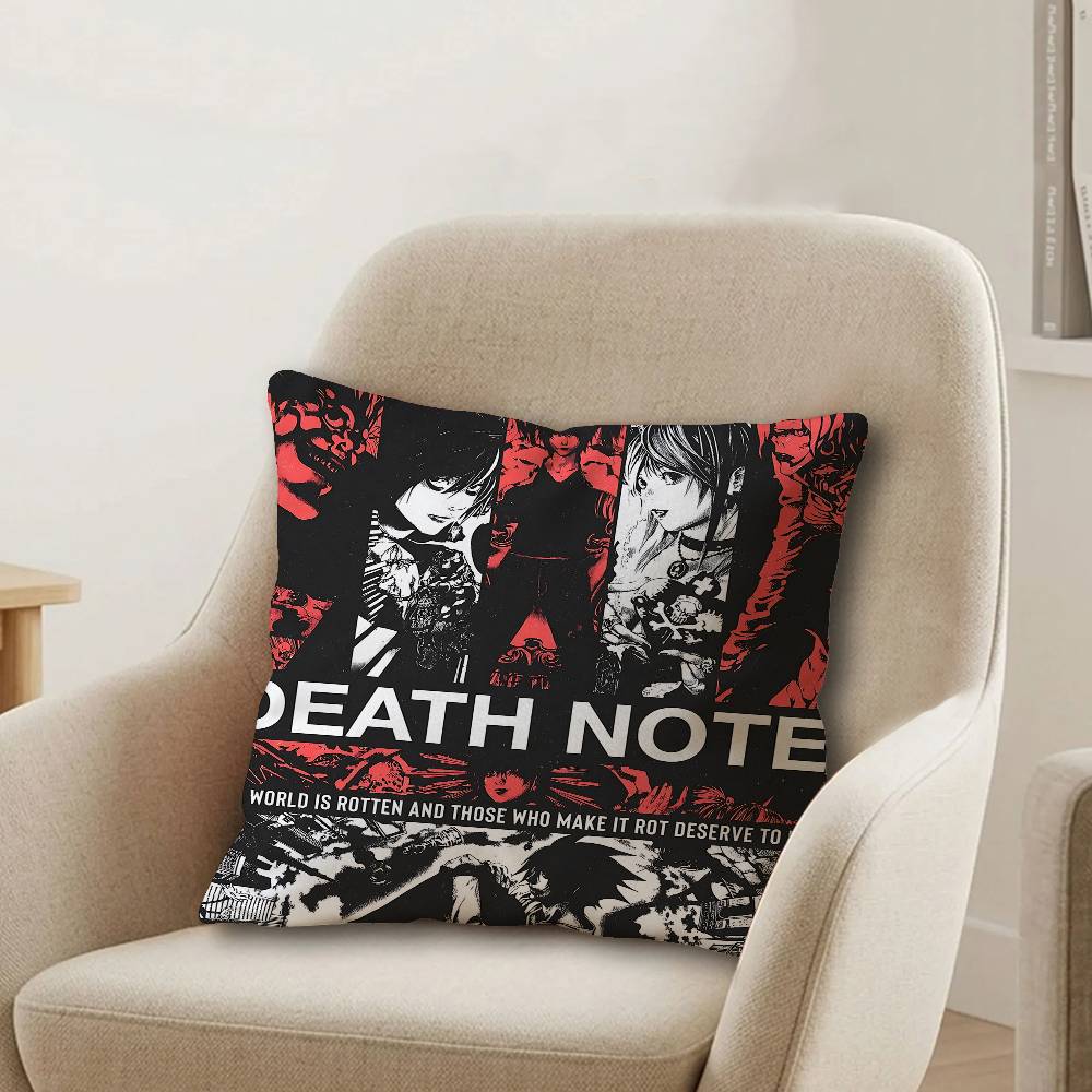 アニメ D-デスノート クッションカバー インチサイズ ファ - Home Textiles Notes のレビューと価格