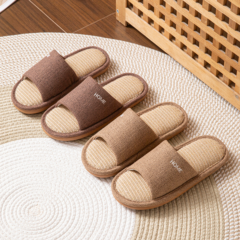 リネンプラットフォーム女性のスリッパハウス 2026 春夏デ - Home Textile のレビューと価格