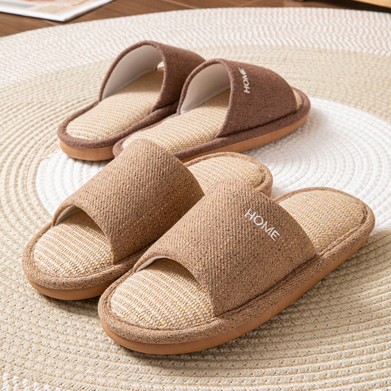 リネンプラットフォーム女性のスリッパハウス 2026 春夏デ - Home Textile のレビューと価格