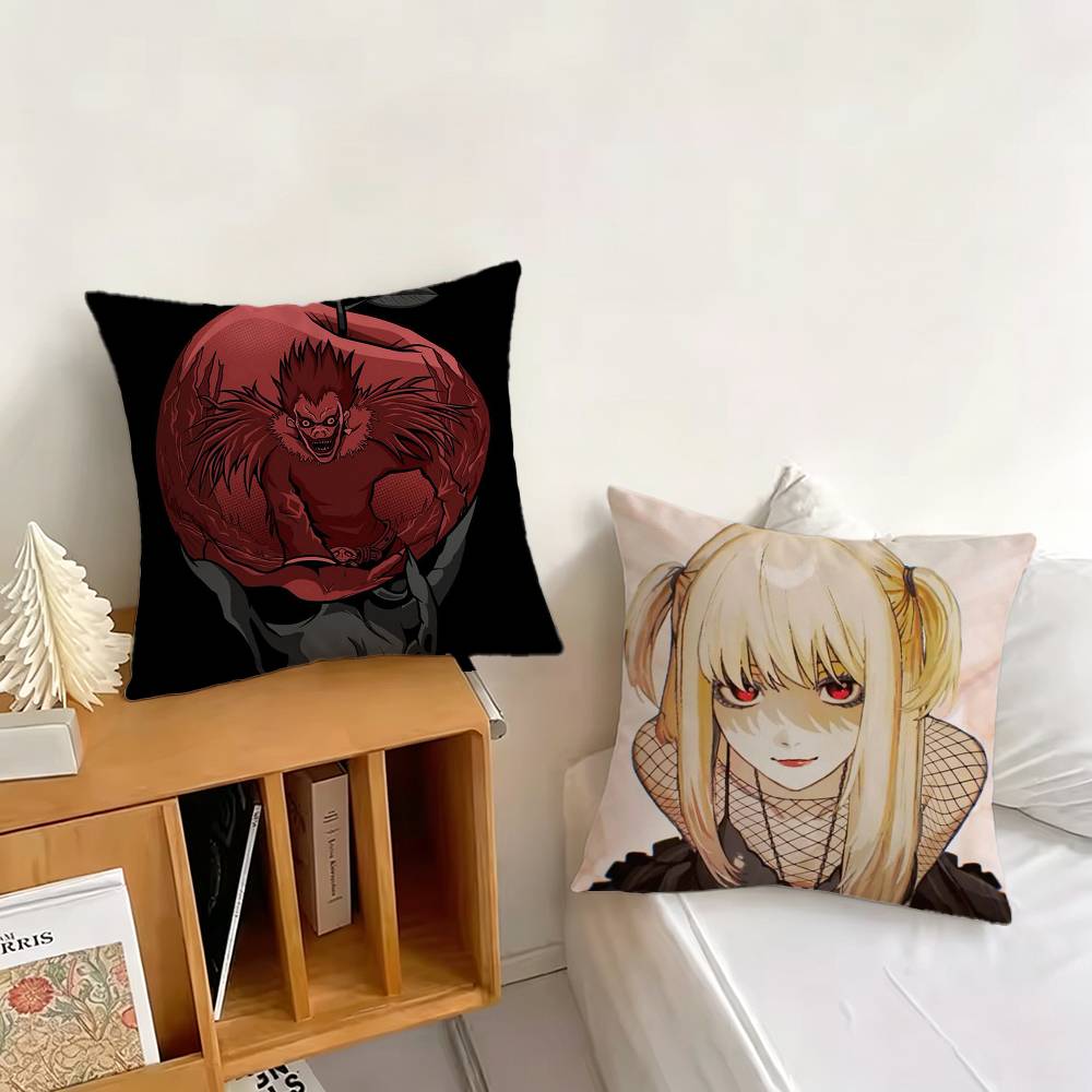 クラシックアニメ D-デスノート枕カバー ソファ リビングル - Home Textiles Notes のレビューと価格