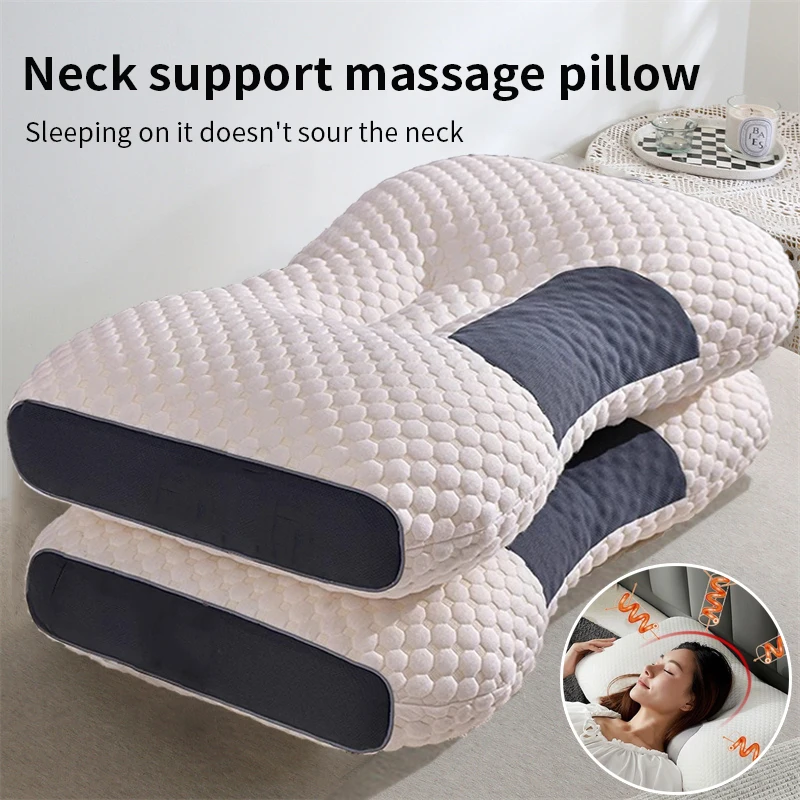 頸部整形外科用家庭用枕,睡眠用大豆繊維マッサージ枕,睡眠用ス - Bed Sheet Microfiber のレビューと価格