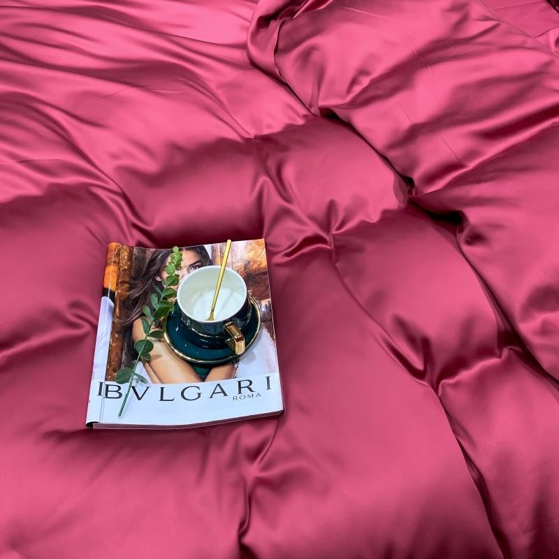 Eucalyptus-緑の掛け布団カバー,ベッドシーツ,枕カ - Silk Sheet Set のレビューと価格