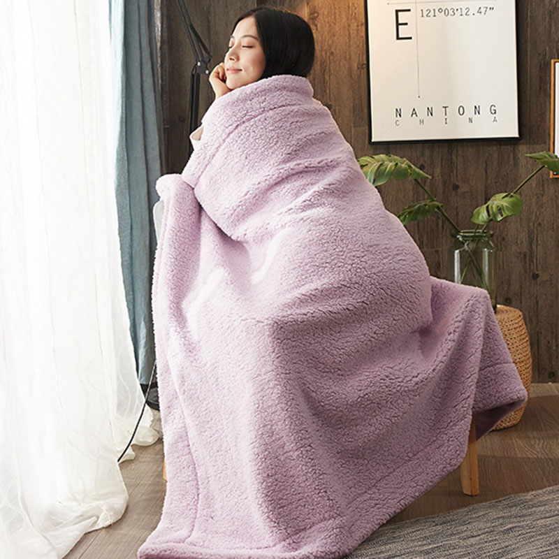 ファッションダブルコーラルフリース暖かい毛布ふわふわ柔らかい - Home Textiles Europe のレビューと価格