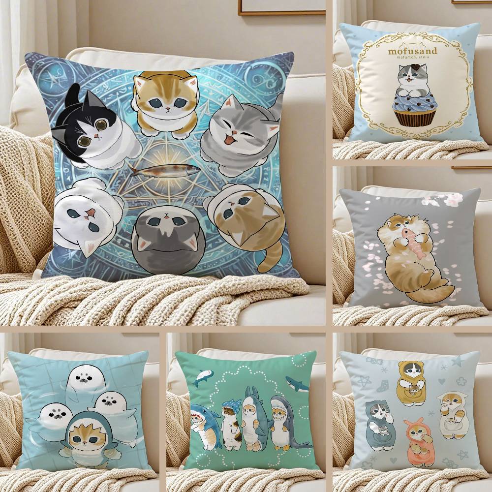 高級で可愛いモフサンド猫柄枕カバー 防ダニ 隠しファスナー  - Luxury Home Textiles Usa のレビューと価格