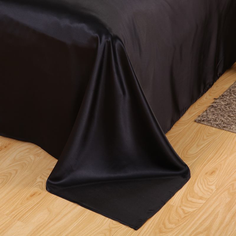 サテンの寝具セット,枕カバー付きの黒い寝具セット,掛け布団カ - Silk Sheet Set のレビューと価格