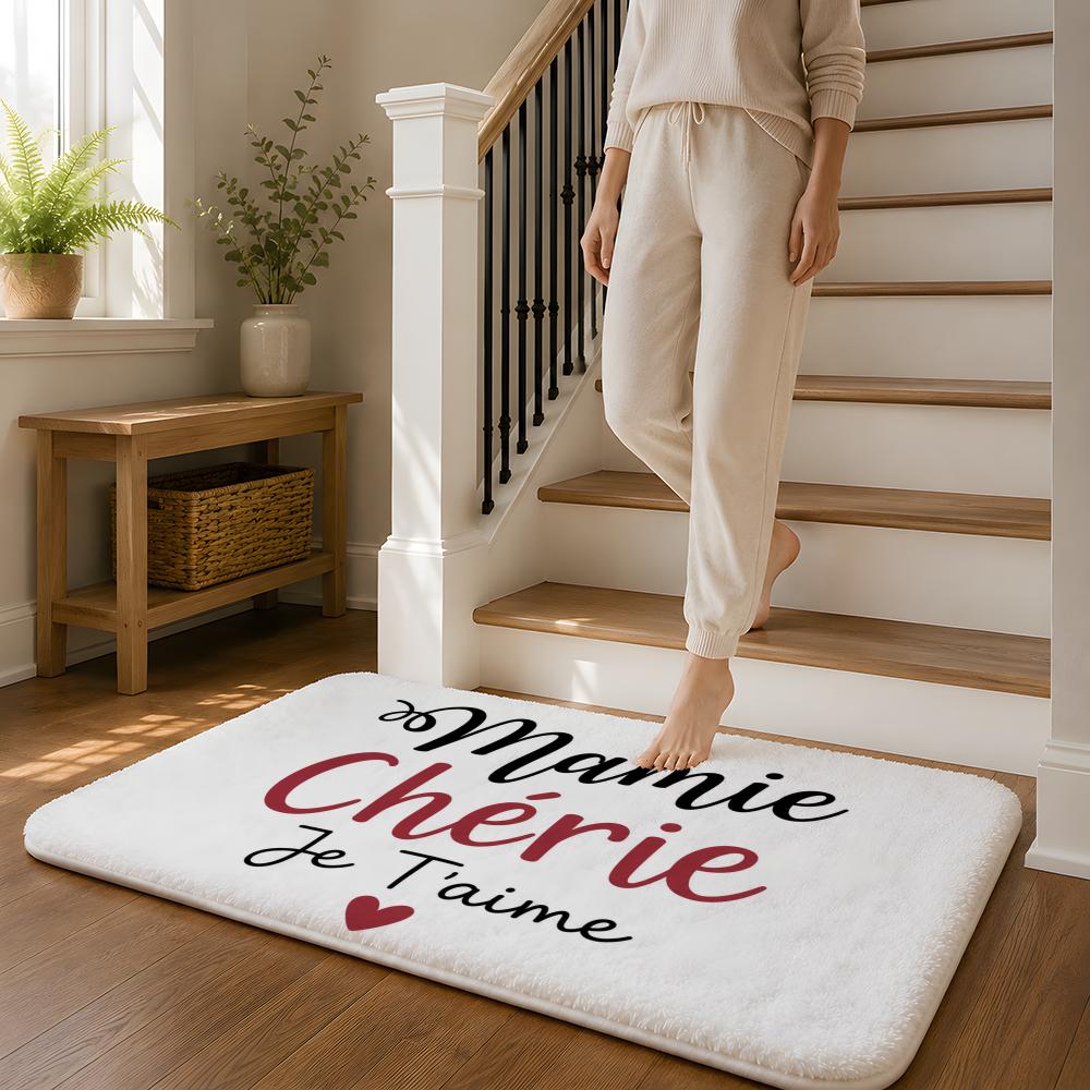 Mamie Love Notes フロアマット ソフトフラン - Home Textiles Notes のレビューと価格